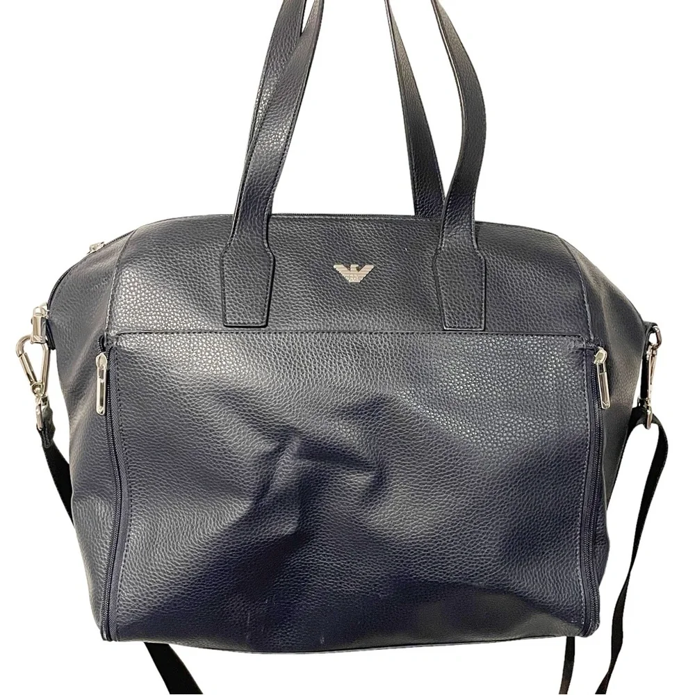 EMPORIO ARMANI‎ Baby Changing Bag in Dark Blue Travel Tote Carryon Shoulder Bag